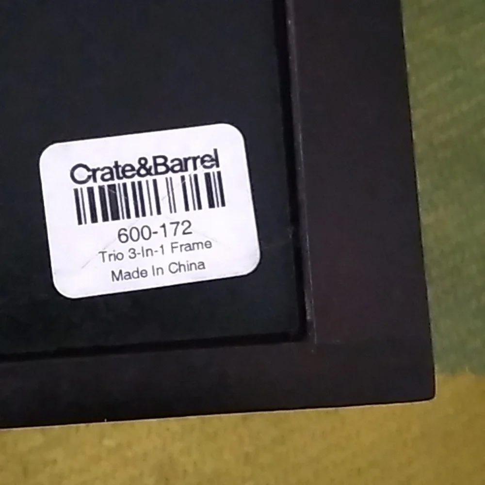 Crate & Barrel Trio Nesting Photo Frames